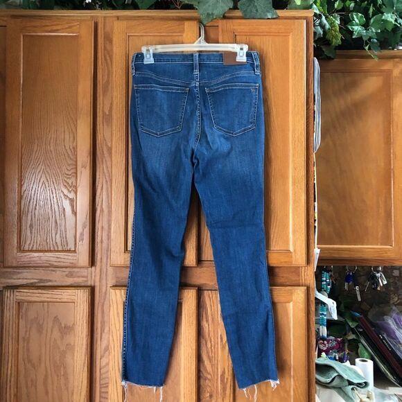 Madewell 10” High Rise Button Fly Skinny Crop Jeans - 26 - Picture 6 of 12
